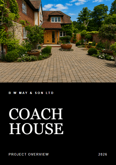 The coach house renovation and internal decoration